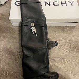 Givenchy Shark Lock Biker Boots
